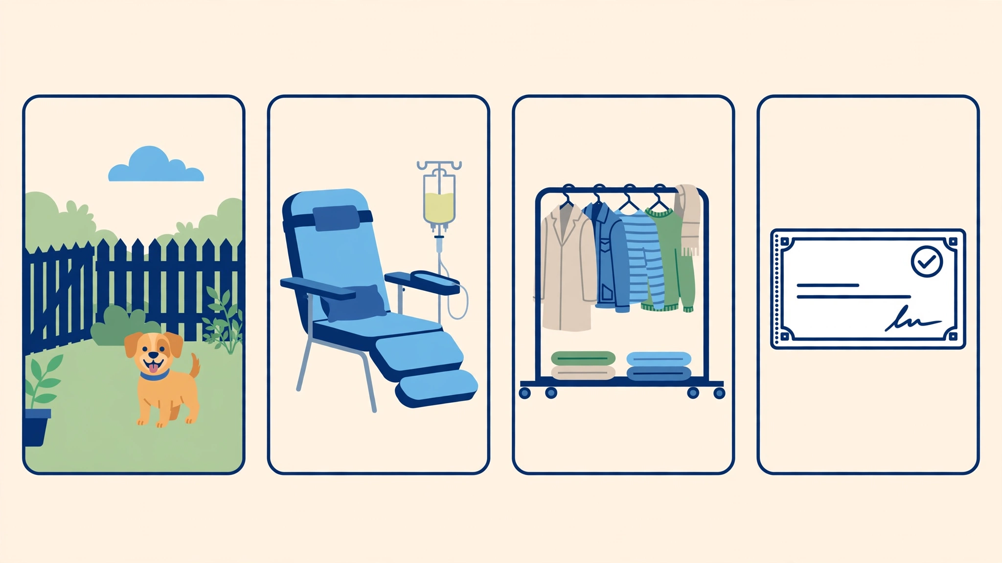 Everyday weird wealth examples: renting a yard, donating plasma, reselling clothes and claiming settlements