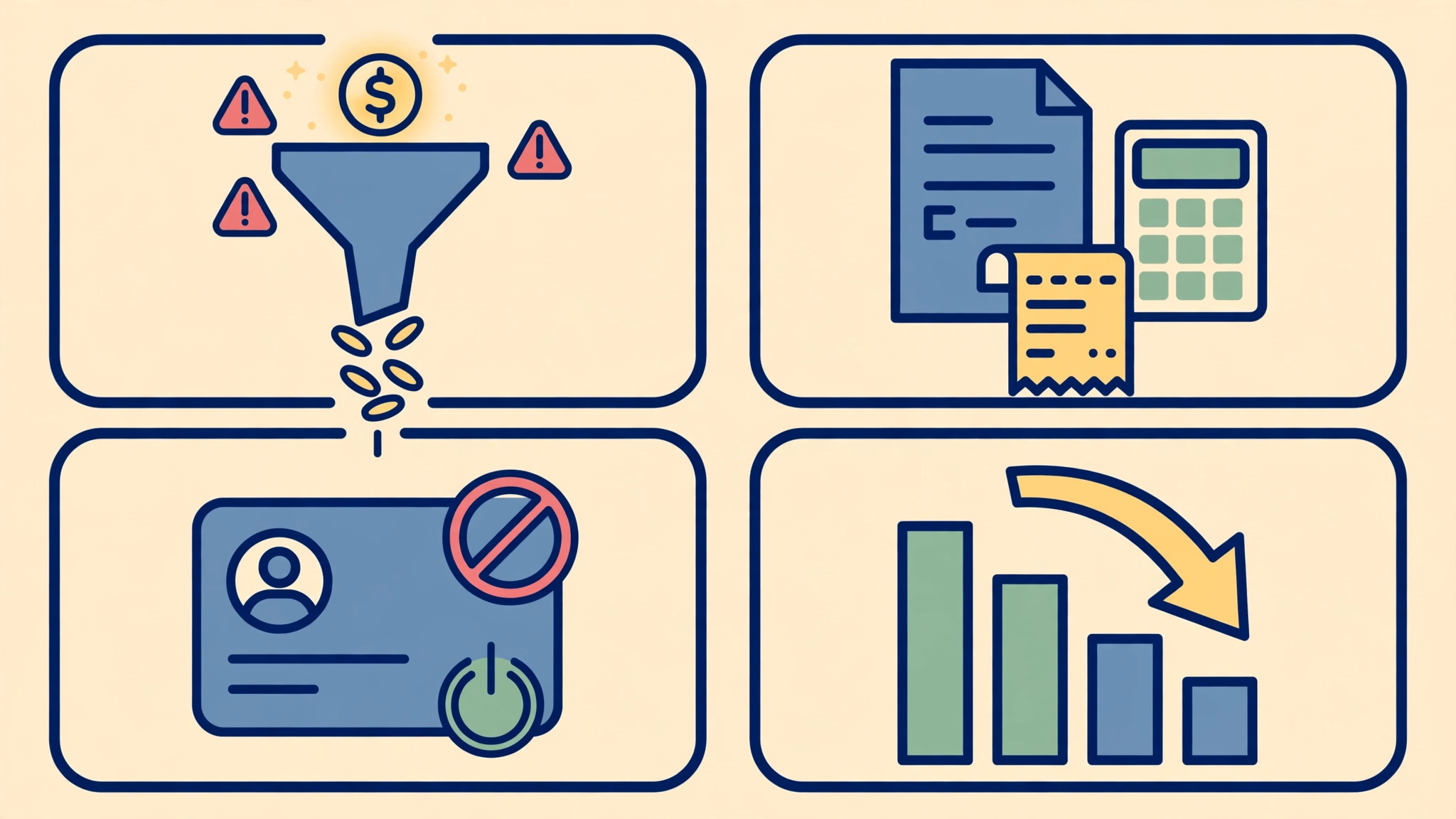 Weird wealth risks: scam funnels, platform bans, taxable income and rates that collapse